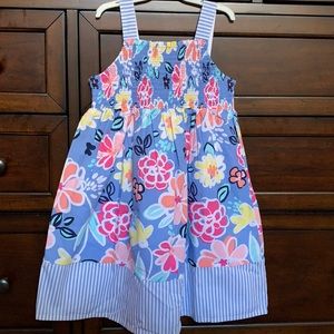 Girls floral summer dress.  Size 5T